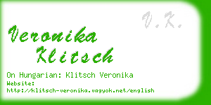 veronika klitsch business card